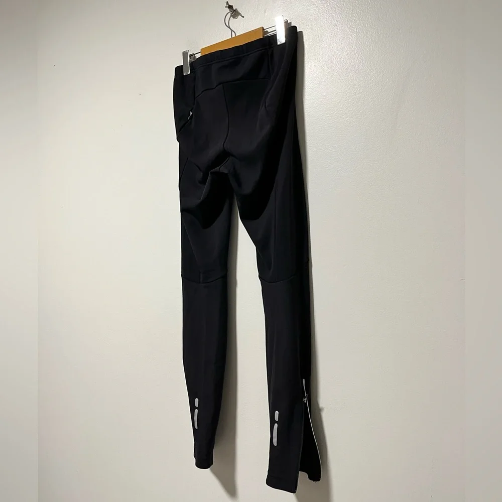 Mountain Equipment Co-op Men’s Black Fleece-Lined Tights Size Large - Reflective - Picture 13 of 15